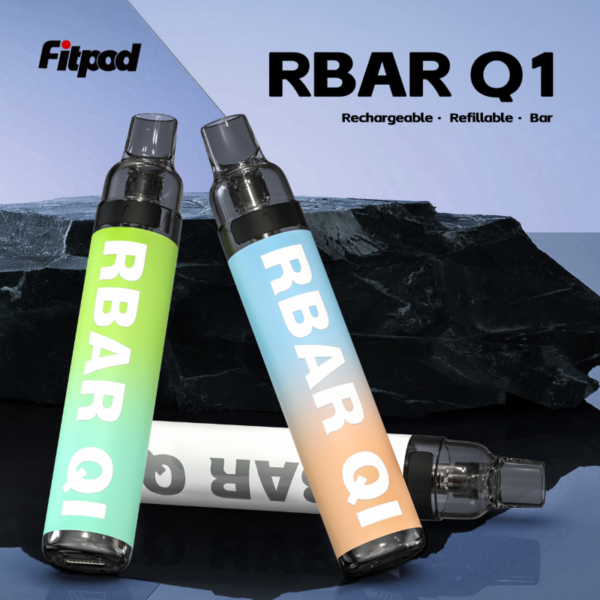 【果汁公園】FITPOD RBAR Q1 手感漆面 可重複注油一次性 ❀