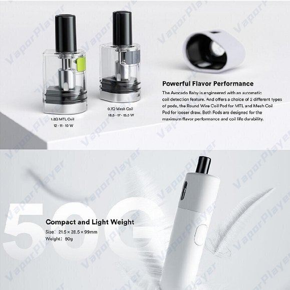 VAPTIO Avocado Baby 酪梨寶寶 空煙彈 替換倉
