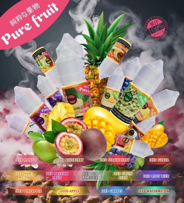日本 Pire Fruit 純粹果物 系列 30ml (30-50mg)