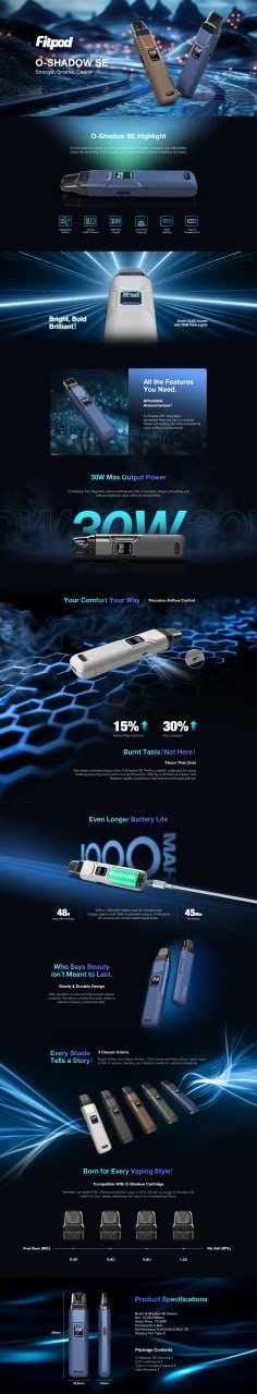 FITPOD O-SHADOW SE 小蠻牛Xilm通用