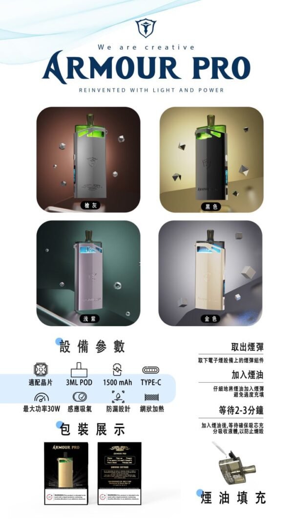 將軍 SAMURAI Armour PRO 發光科技